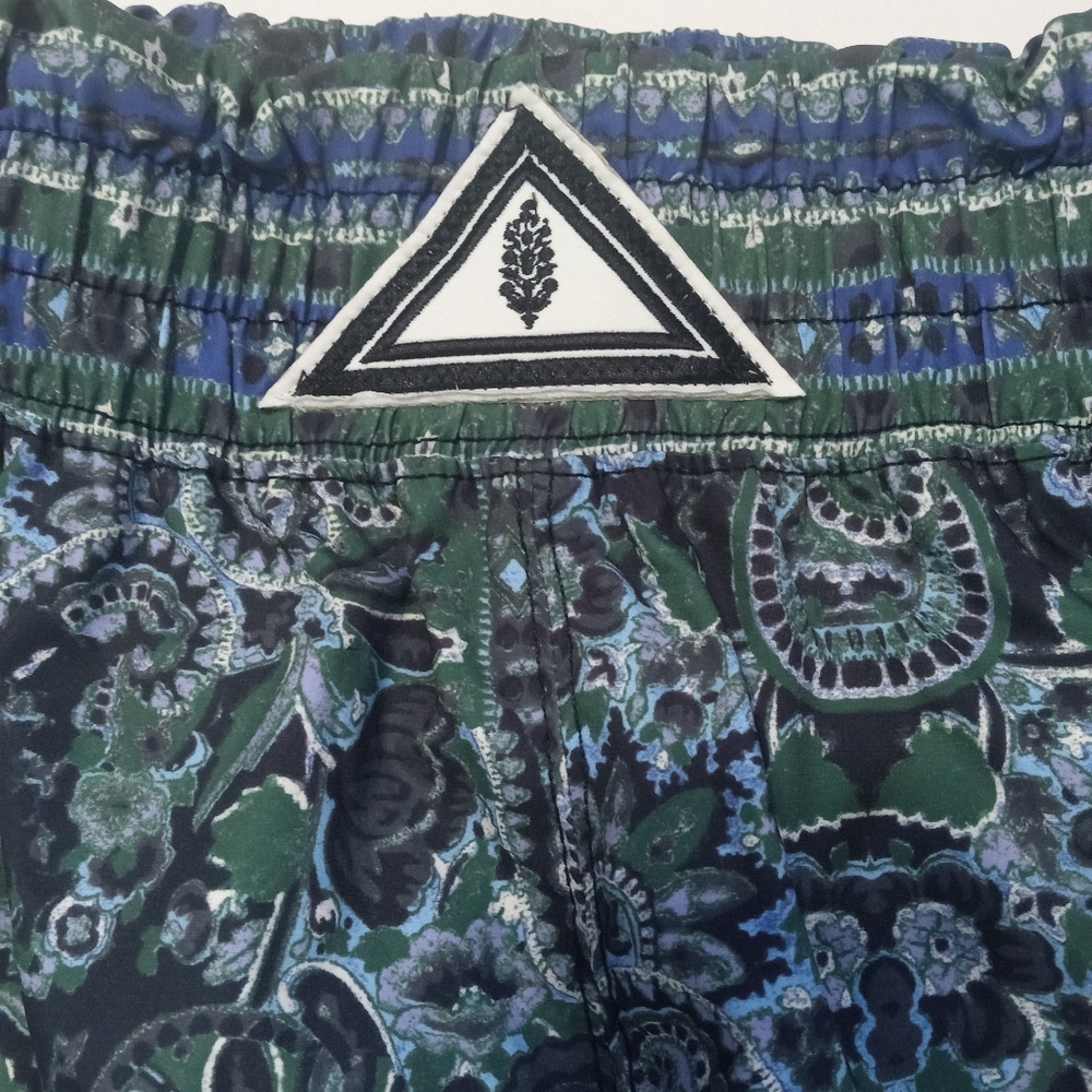 Fp Free People Movement Paisley Printed Next Round Shorts extra Small - Picture 2 of 8